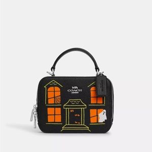IN SEARCH OF Coach Box Crossbody With Halloween Haunted House
